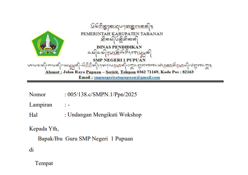 Gambar Pengumuman