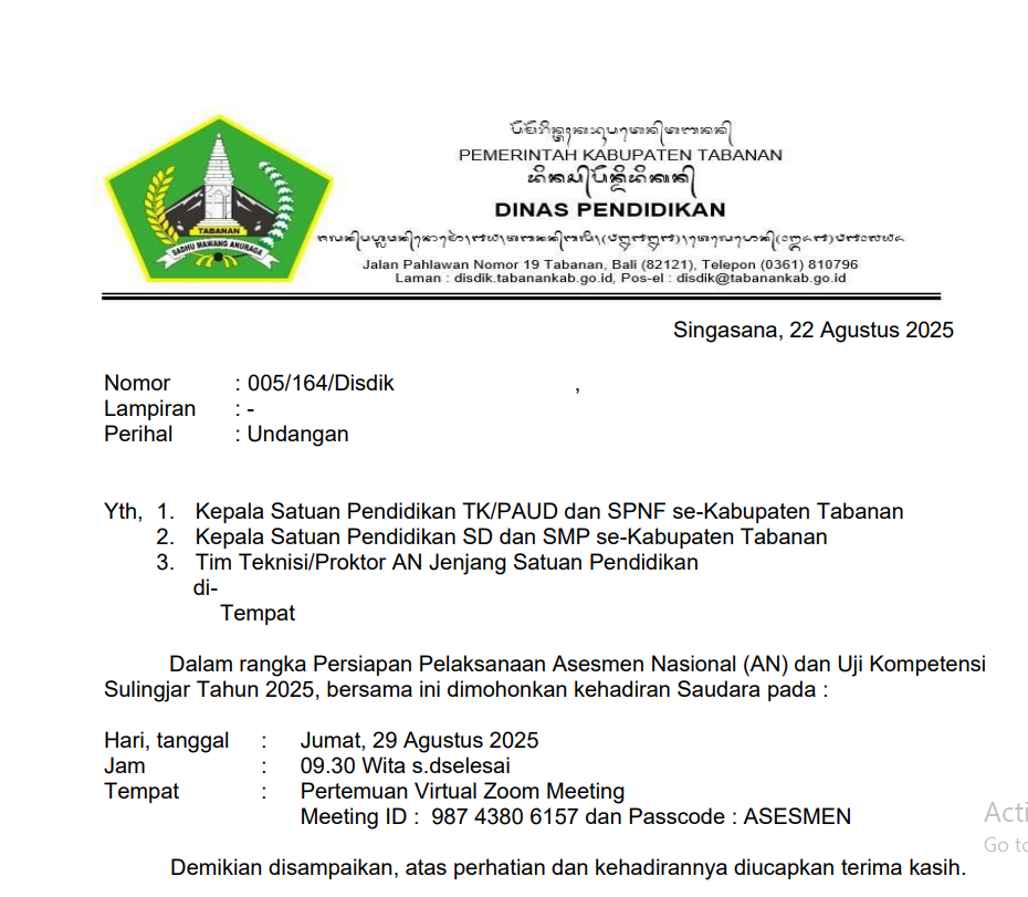 Gambar Pengumuman